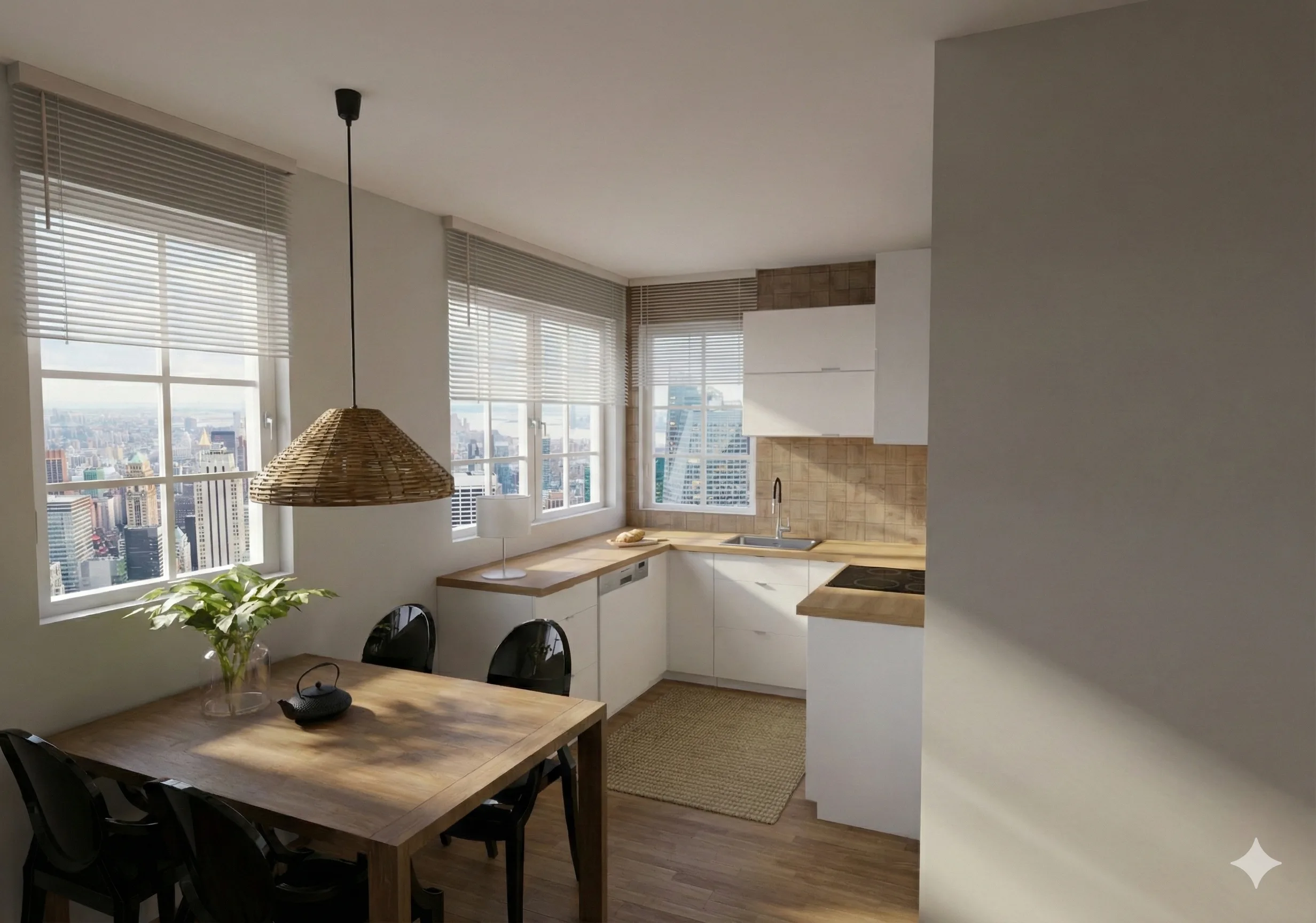 New York Apartment — Panoramic View